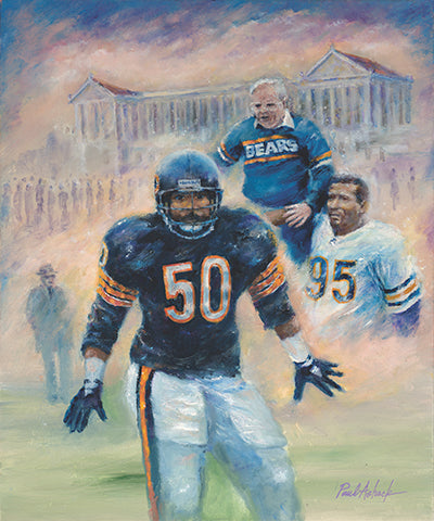 Brian Urlacher Painting – Paul Ashack Studios