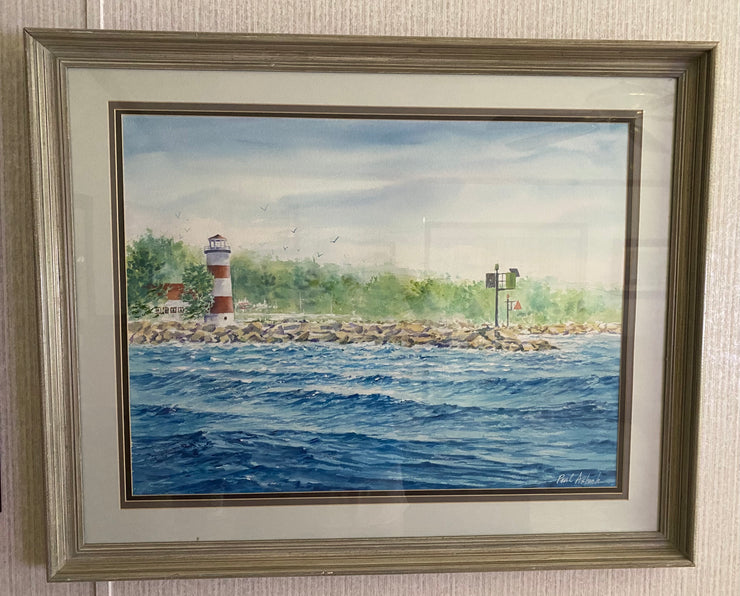 New Buffalo Lighthouse Painting