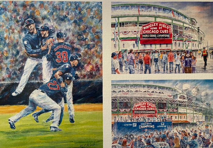 Chicago Cubs World Series Collage