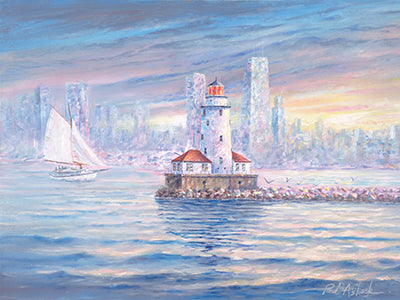 Chicago Lighthouse Painting