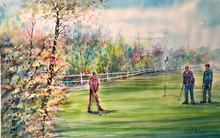 Golf Painting